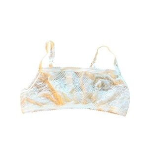 NWT Aerie Lace Bralette in White and Cream Size XL